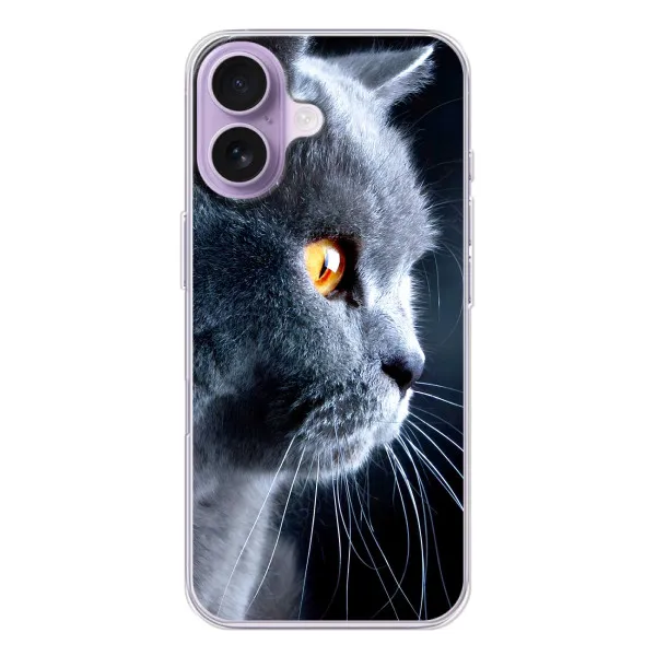 Чехол с принтом «Серый Кот» для iPhone 17