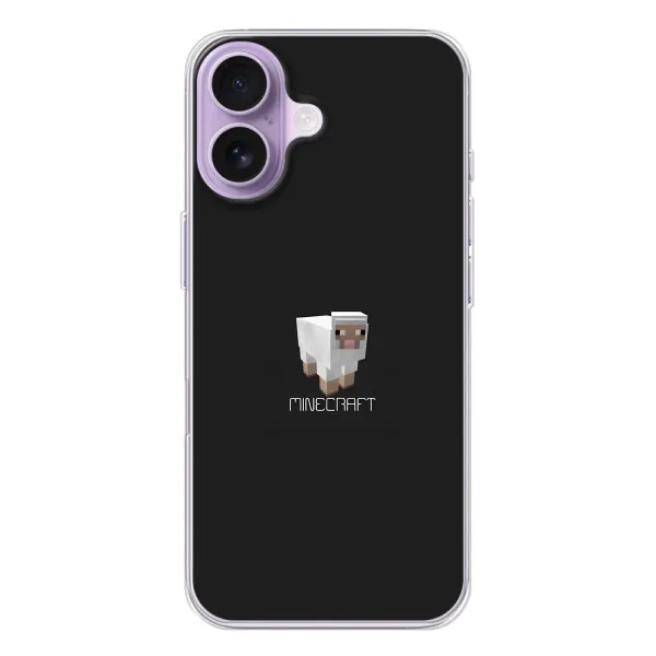 Чехол с принтом «Овечка Майнкрафт» для iPhone 17