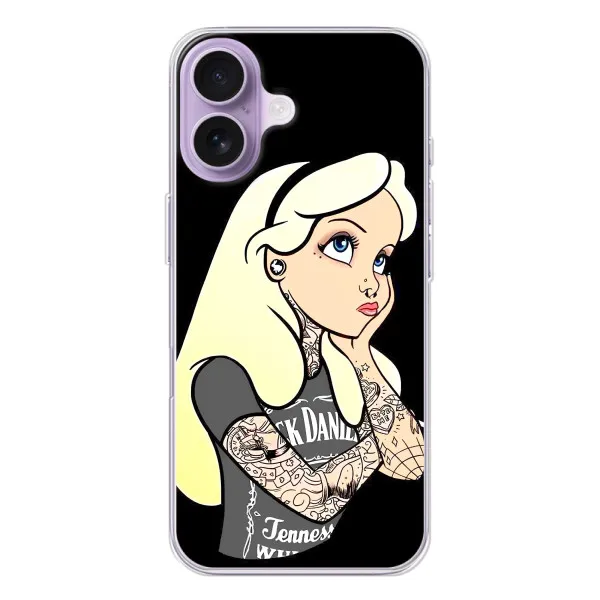Чехол с принтом «Девочка в тату» для iPhone 17