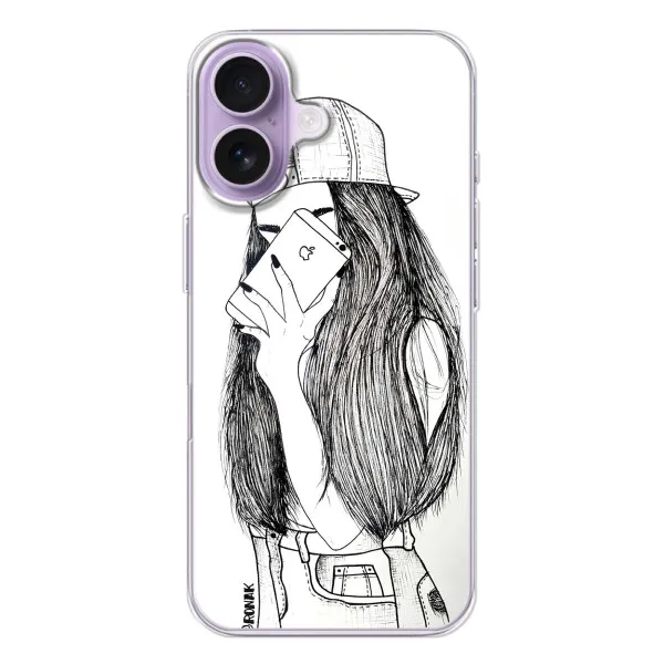 Чехол с принтом «Фото девочки» для iPhone 17