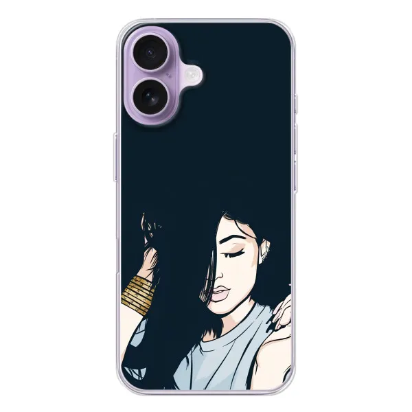 Чехол с принтом «Красивая девочка» для iPhone 17