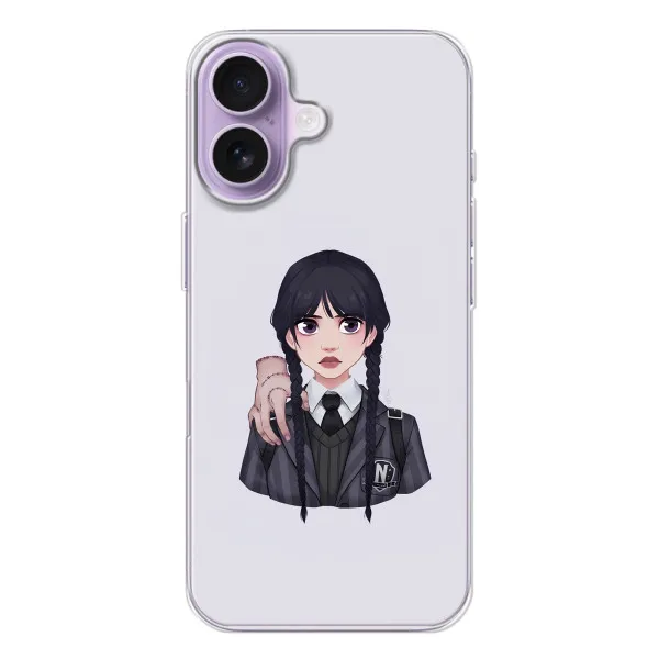Чехол с принтом «Уэнздей и Вещь» для iPhone 17