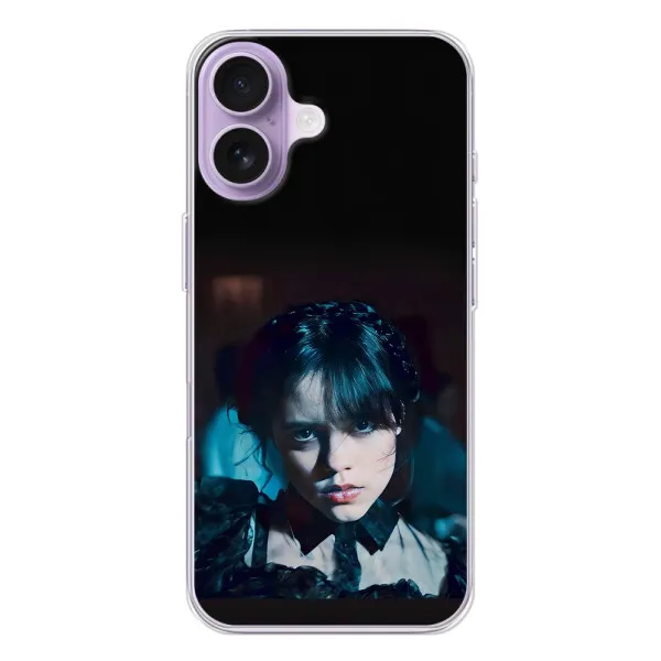 Чехол с принтом «взгляд Уэнздей» для iPhone 17