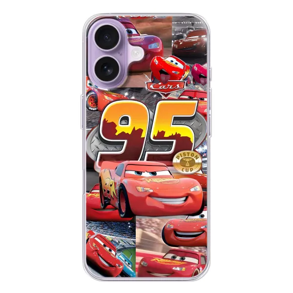 Чехол с принтом «Коллаж Молния Маквин» для iPhone 17