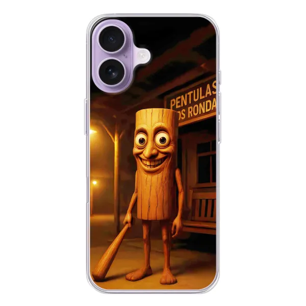 Чехол с принтом «Тунг тунг сахур» для iPhone 17