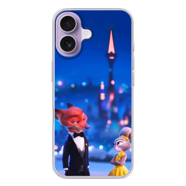 Чехол с принтом «Романтический вечер Зверополис» для iPhone 17 Чехол с принтом «Романтический вечер Зверополис» для iPhone 17
