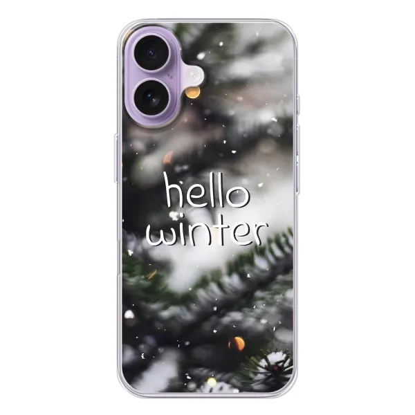 Чехол с принтом «Hello winter» для iPhone 17 Чехол с принтом «Hello winter» для iPhone 17