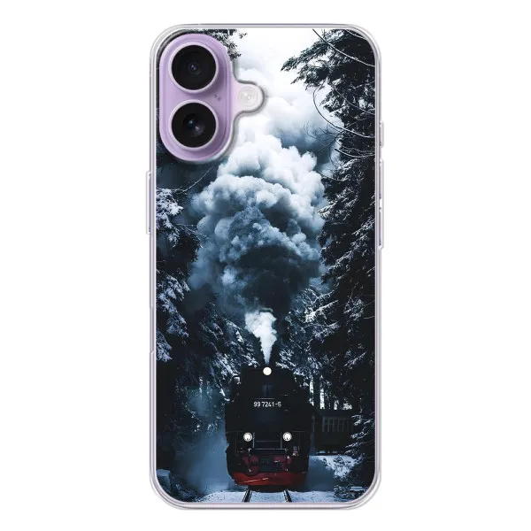 Чехол с принтом «Зимний поезд» для iPhone 17 Чехол с принтом «Зимний поезд» для iPhone 17