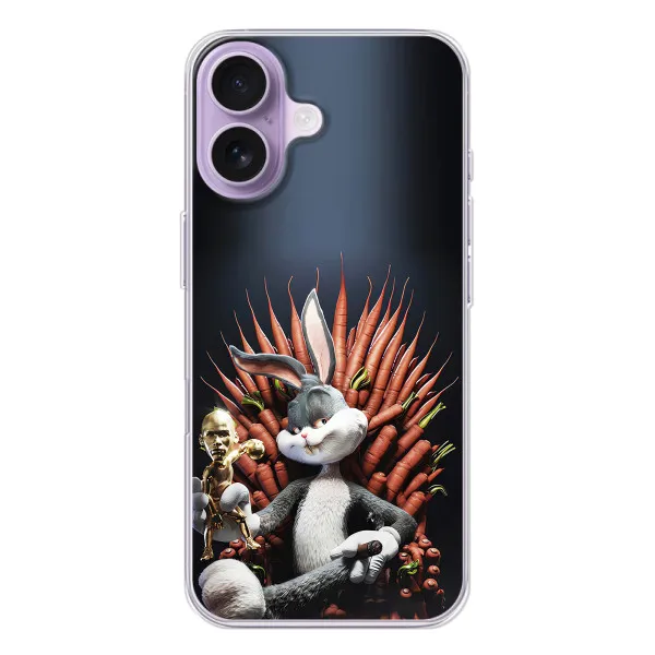 Чехол с принтом «Король Кролик» для iPhone 17