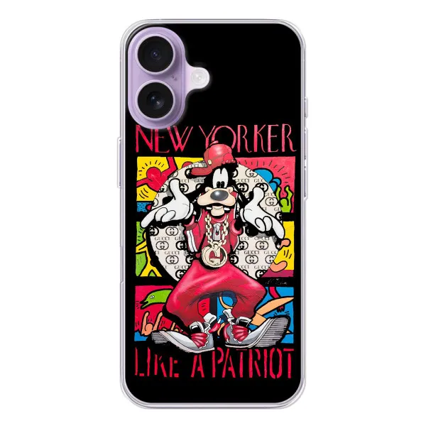 Чехол с принтом «Мультяшный Волк» для iPhone 17