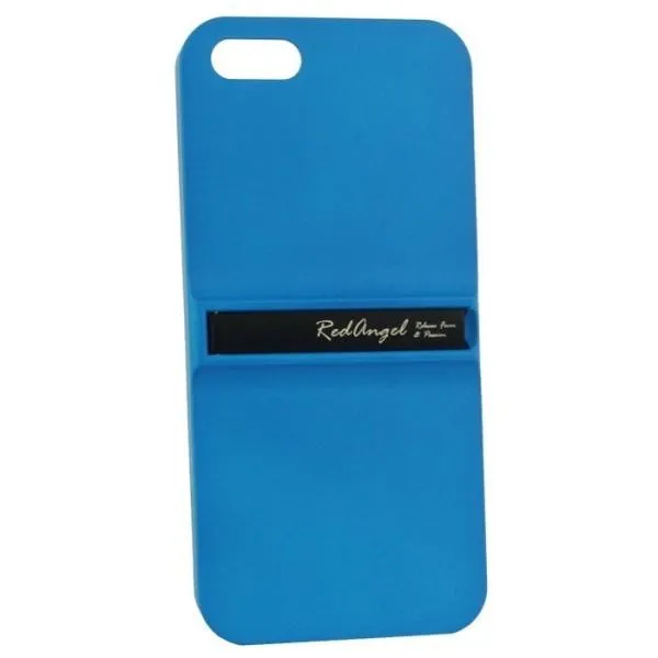 Чохол-підставка Red Angel Soft Touch для iPhone 5/5s/SE (алюміній) — Блакитний — фото 3 Чохол-підставка Red Angel Soft Touch для iPhone 5/5s/SE (алюміній) — Блакитний — фото 3