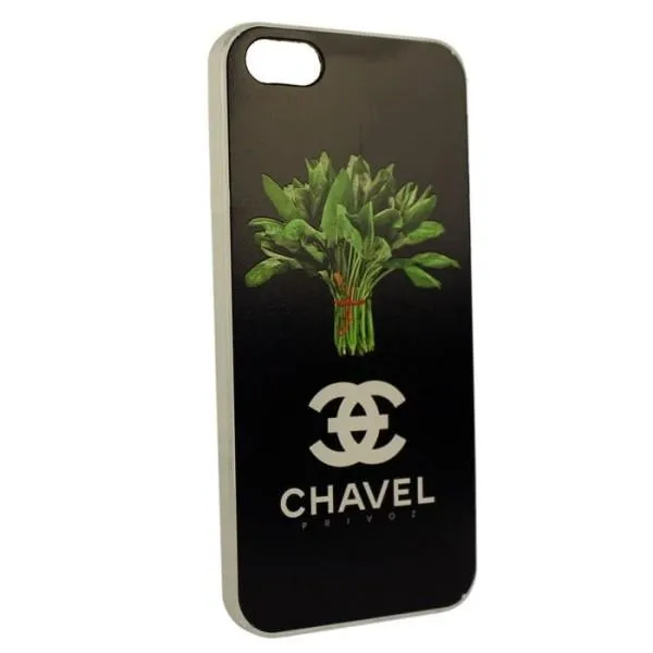 Чохол пластикова накладка Avatti Chavel для iPhone 5/5s — Чорний — фото 2