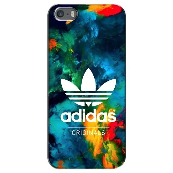 Чохол з принтом «Яскравий Адідас» для iPhone 5 / 5s / SE