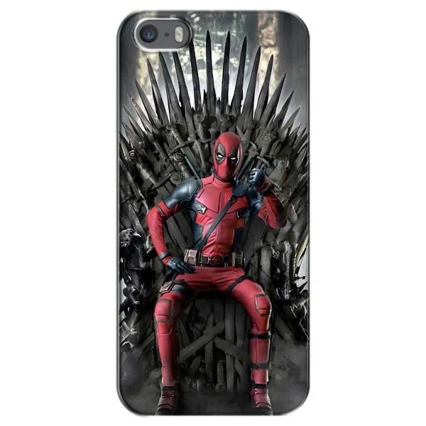 Чехол с принтом «Дэдпул на троне» для iPhone 5 / 5s / SE Чехол с принтом «Дэдпул на троне» для iPhone 5 / 5s / SE