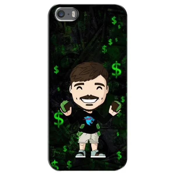 Чехол с принтом «Блогер Beast» для iPhone 5 / 5s / SE