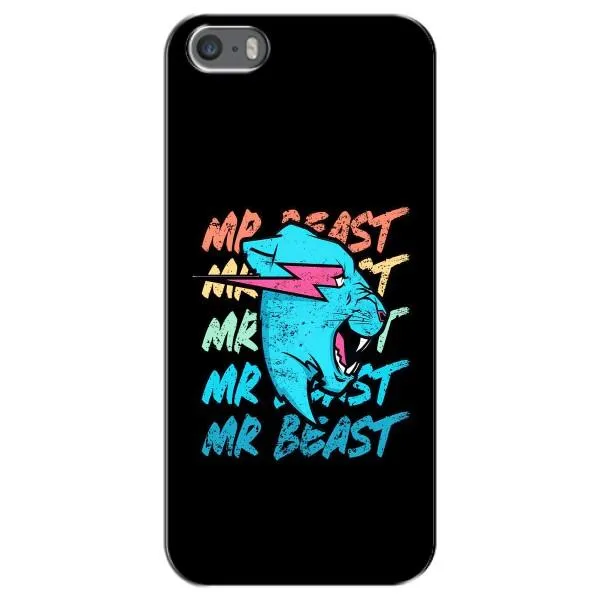 Чехол с принтом «logo Mr beast» для iPhone 5 / 5s / SE