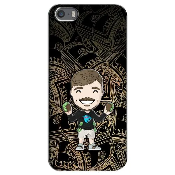 Чехол с принтом «Mister Beast» для iPhone 5 / 5s / SE