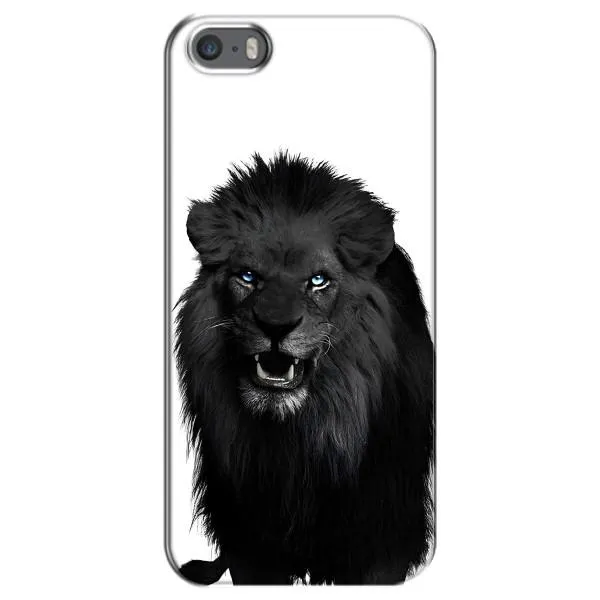 Чохол з принтом «Чорний ЛЕВ» для iPhone 5 / 5s / SE