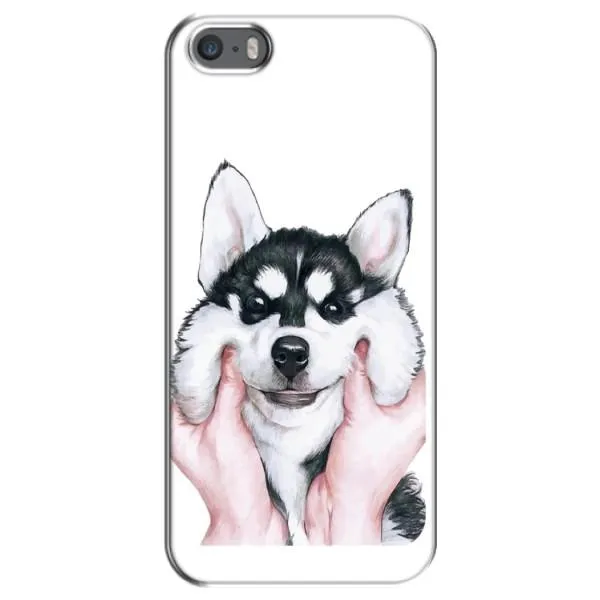 Чехол с принтом «Хаски улыбака» для iPhone 5 / 5s / SE