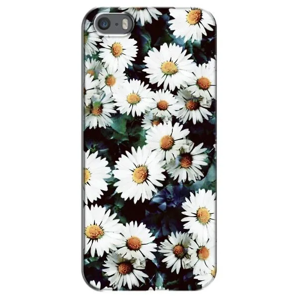 Чехол с принтом «Ромашки» для iPhone 5 / 5s / SE