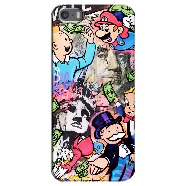 Чохол з принтом «Monopoly man» для iPhone 5 / 5s / SE