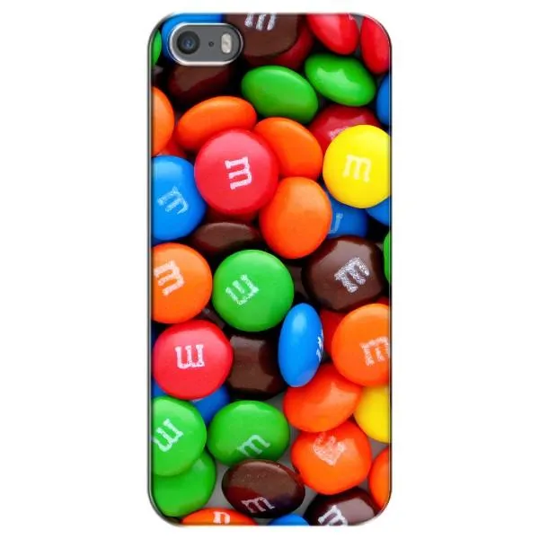 Чехол с принтом «MM's» для iPhone 5 / 5s / SE