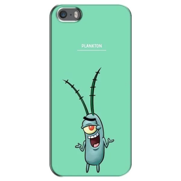 Чехол с принтом «Персонаж Планктон» для iPhone 5 / 5s / SE