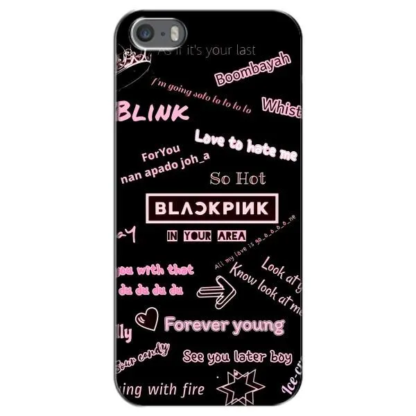 Чехол с принтом «BLACKPINK» для iPhone 5 / 5s / SE