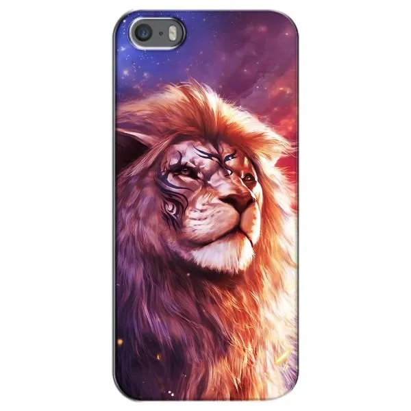 Чохол з принтом «Красочний Лев» для iPhone 5 / 5s / SE Чохол з принтом «Красочний Лев» для iPhone 5 / 5s / SE