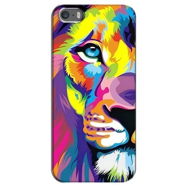 Чохол з принтом «Яскравий Лев» для iPhone 5 / 5s / SE Чохол з принтом «Яскравий Лев» для iPhone 5 / 5s / SE