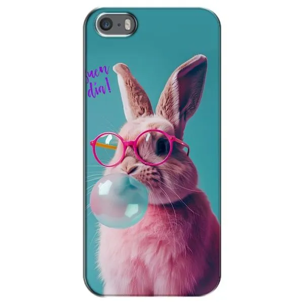 Чехол с принтом «Кролик в очках» для iPhone 5 / 5s / SE