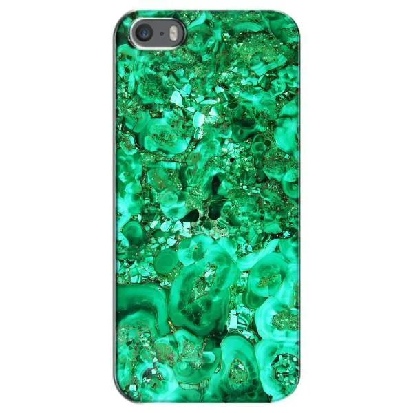 Чехол с принтом «Салатный Мрамор» для iPhone 5 / 5s / SE