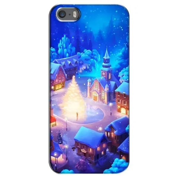 Чехол с принтом «Рождественский город» для iPhone 5 / 5s / SE