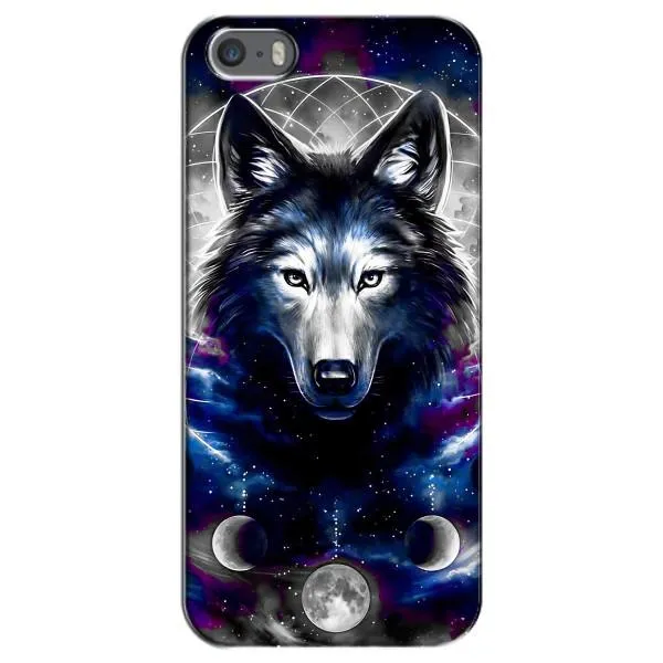 Чехол с принтом «Волк» для iPhone 5 / 5s / SE