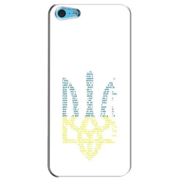 Чохол з принтом «Герб з букв» для iPhone 5c