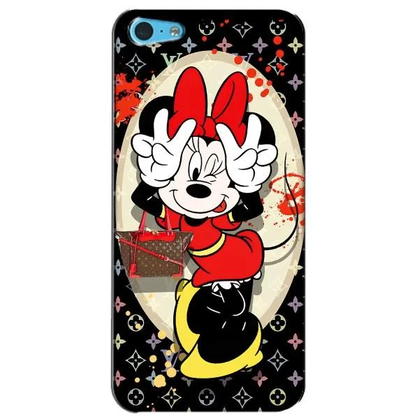 Чохол з принтом «Мінні peace» для iPhone 5c