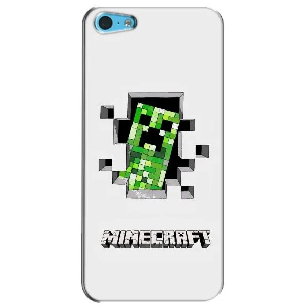Чехол с принтом «крипер Майнкрафт» для iPhone 5c
