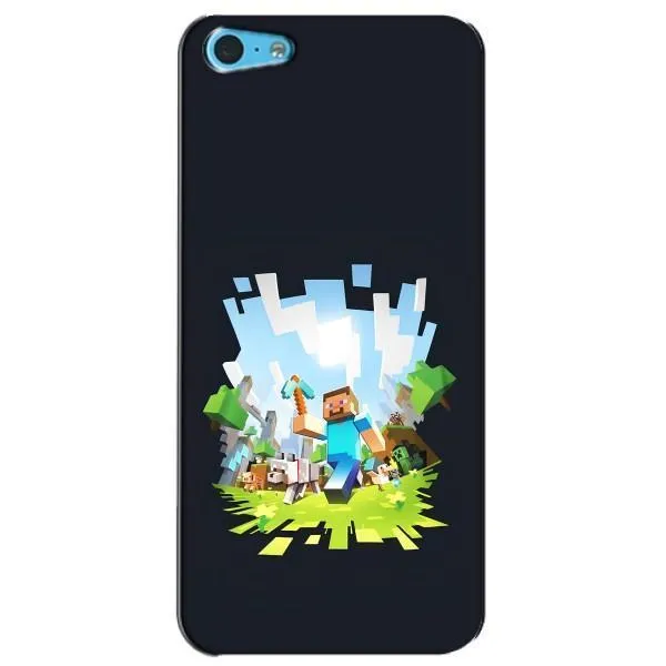 Чехол с принтом «персонажи Minecraft» для iPhone 5c