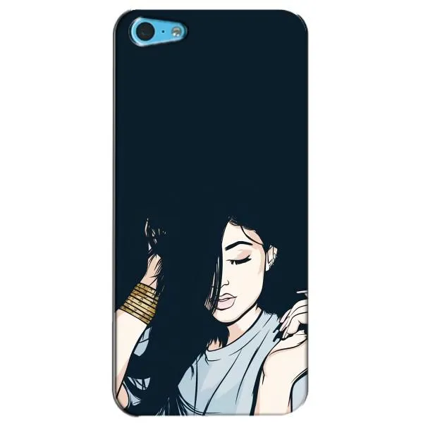 Чехол с принтом «Красивая девочка» для iPhone 5c