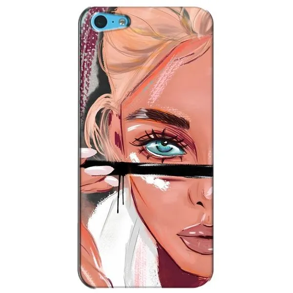 Чехол с принтом «Макияж» для iPhone 5c