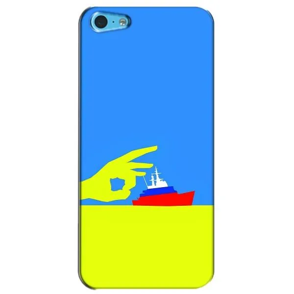 Чехол с принтом «Щелбан кораблю» для iPhone 5c