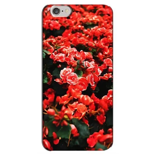 Чехол с принтом «Цветы красные» для iPhone 6 Plus / 6s Plus
