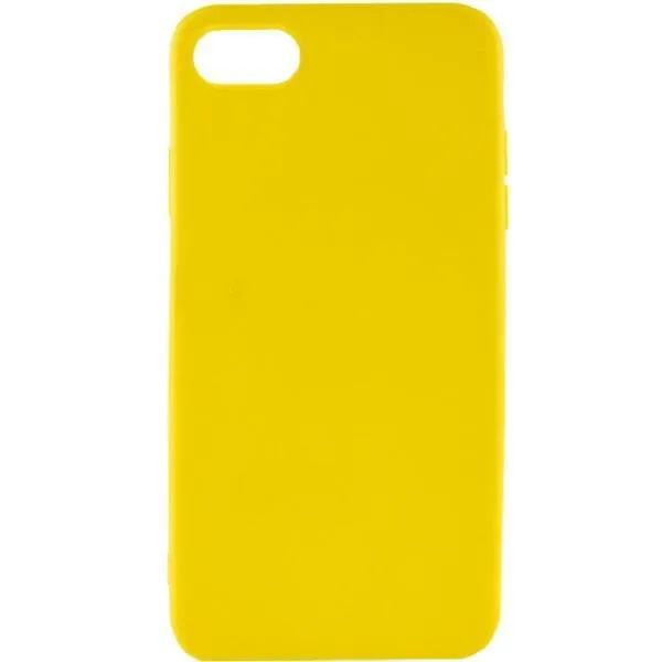 Силиконовый чехол Candy для Apple iPhone 6/6s (4.7") — Желтый