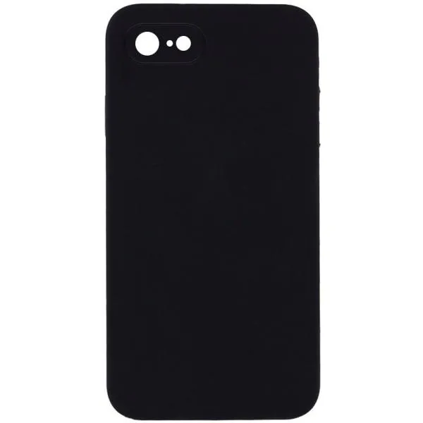 Silicone Case Square Full Camera Protective (AA) NOLOGO для Apple iPhone 6/6s (4.7") — Черный — фото 4 Silicone Case Square Full Camera Protective (AA) NOLOGO для Apple iPhone 6/6s (4.7") — Черный — фото 4