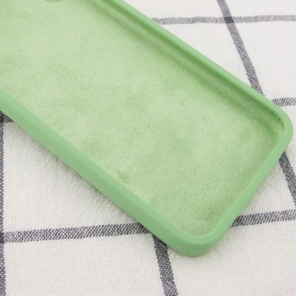 Silicone Case Square Full Camera Protective (AA) NOLOGO для Apple iPhone 6/6s (4.7") — Мятный — фото 3 Silicone Case Square Full Camera Protective (AA) NOLOGO для Apple iPhone 6/6s (4.7") — Мятный — фото 3