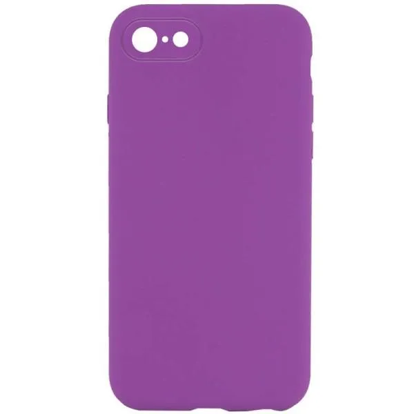 Silicone Case Square Full Camera Protective (AA) NOLOGO для Apple iPhone 6/6s (4.7") — Фиолетовый — фото 1