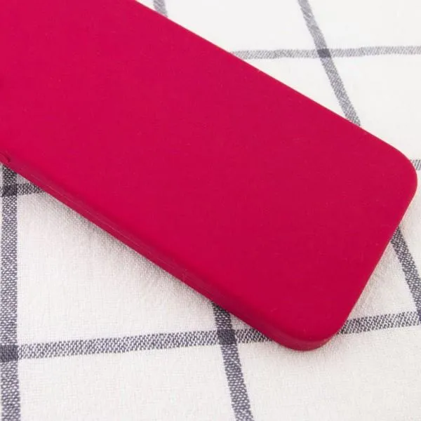 Silicone Case Square Full Camera Protective (AA) NOLOGO для Apple iPhone 6/6s (4.7") — Красный — фото 5