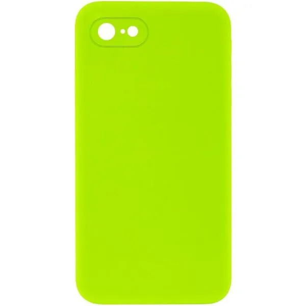 Чохол Silk Square Full Camera Protective (AA) NO LOGO для Apple iPhone 6/6s (4.7") — Салатовий — фото 1