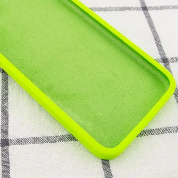 Чохол Silk Square Full Camera Protective (AA) NO LOGO для Apple iPhone 6/6s (4.7") — Салатовий — фото 3