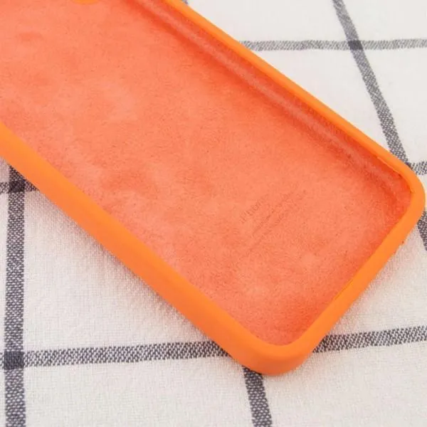 Чохол Silk Square Full Camera Protective (AA) NO LOGO для Apple iPhone 6/6s (4.7") — Помаранчевий — фото 5